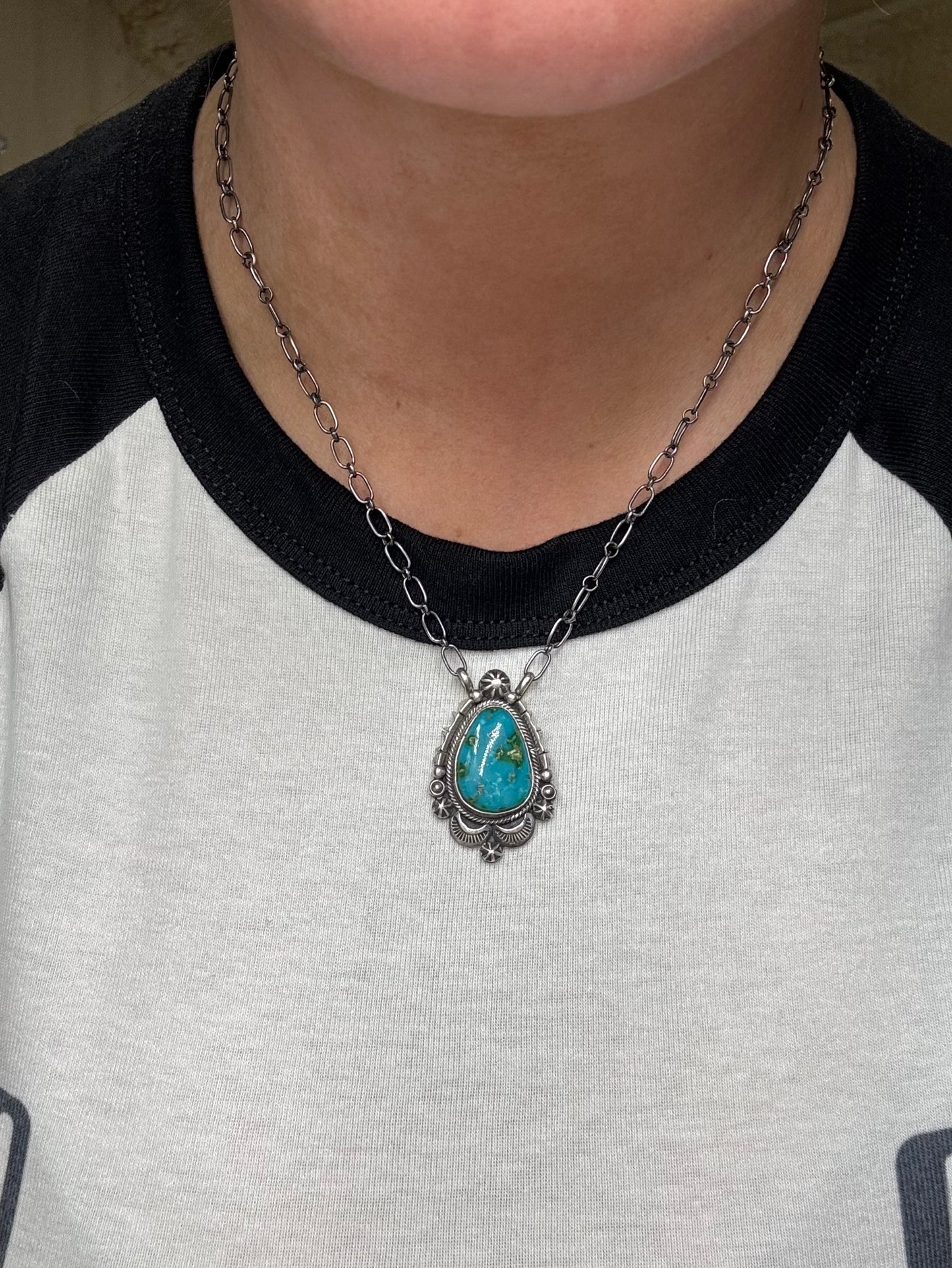 Sonoran Gold Necklace #1 by Daniel Benally, Navajo