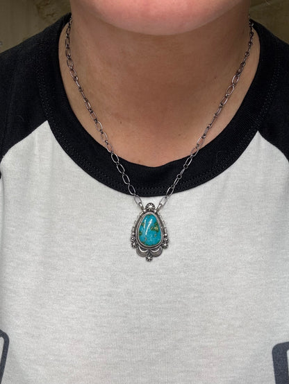 Sonoran Gold Necklace #1 by Daniel Benally, Navajo