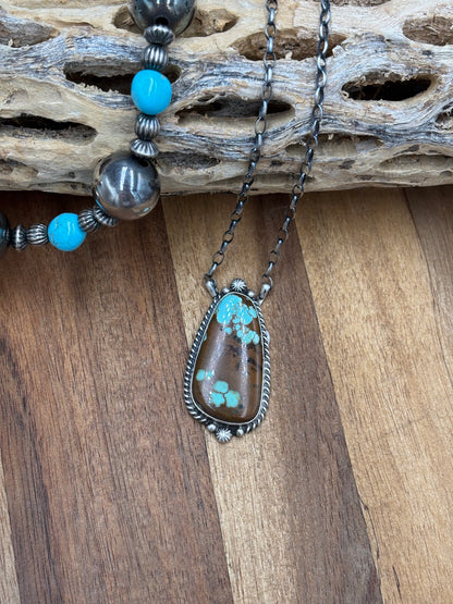 Mine #8 Necklace by Chastity Belone, Navajo