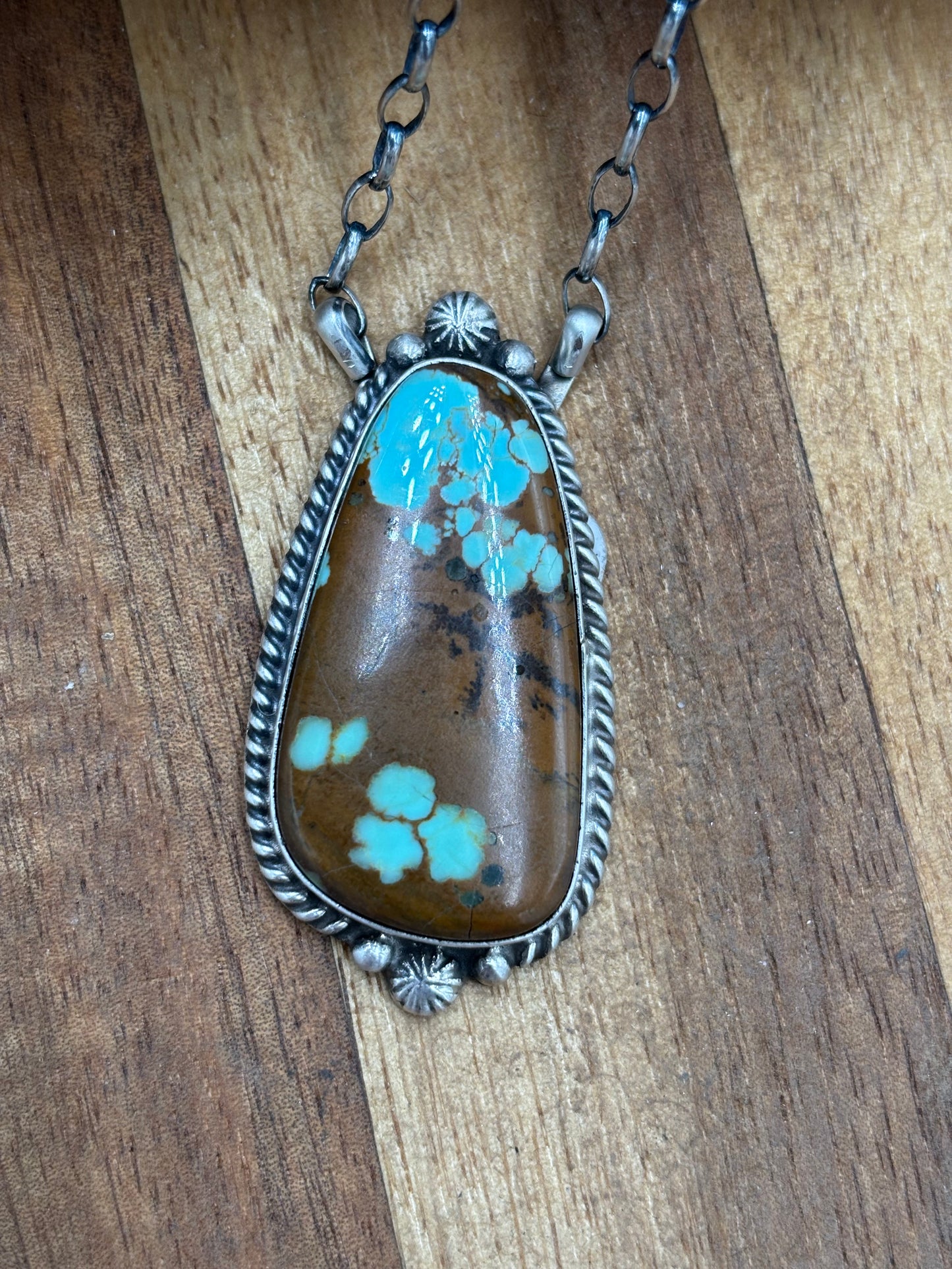 Mine #8 Necklace by Chastity Belone, Navajo
