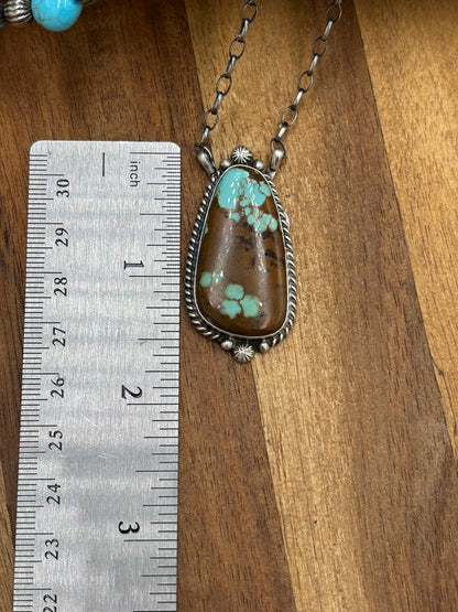 Mine #8 Necklace by Chastity Belone, Navajo