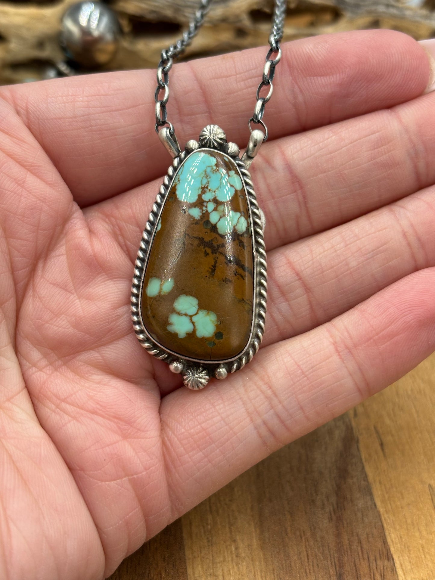 Mine #8 Necklace by Chastity Belone, Navajo