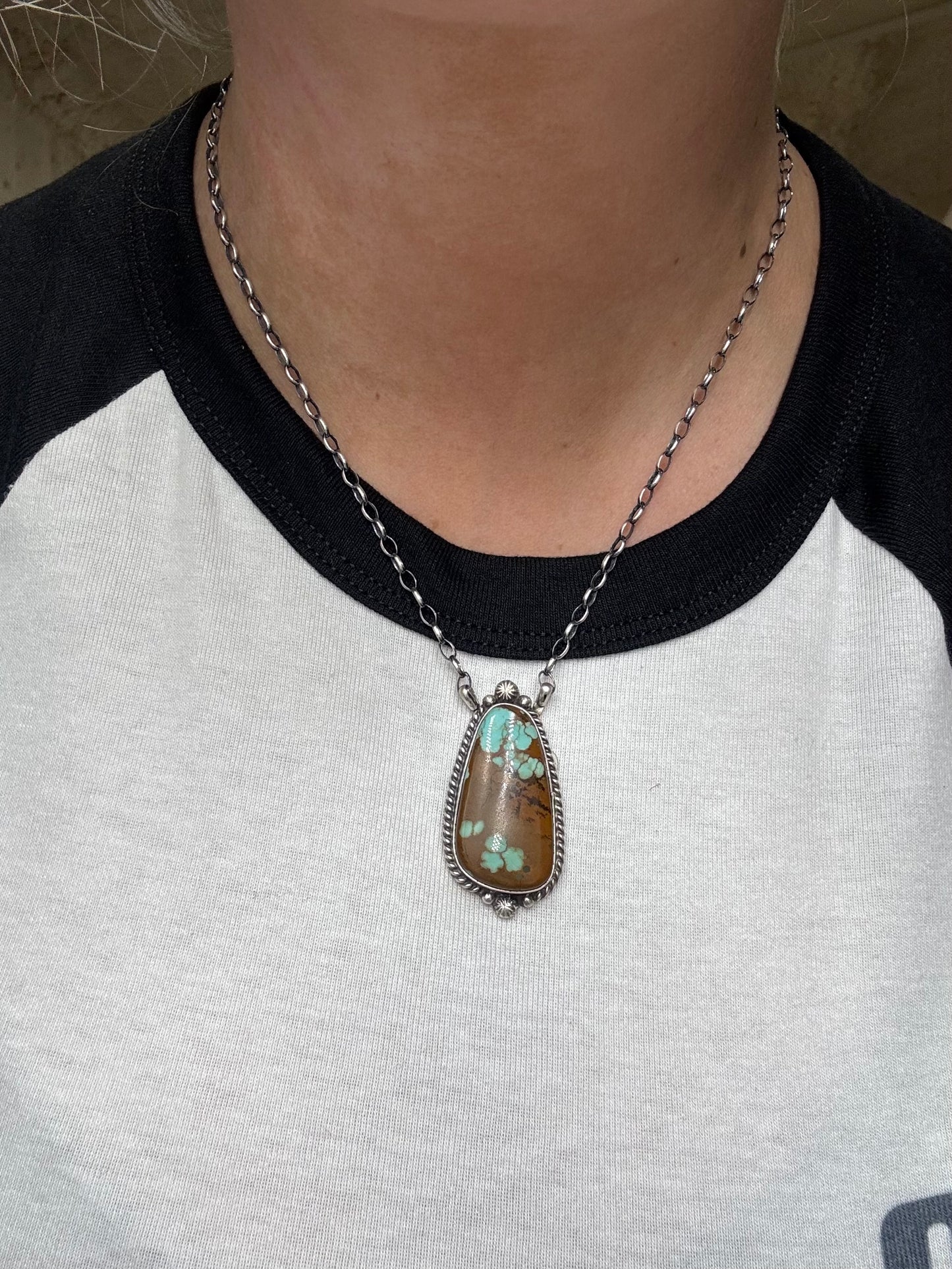 Mine #8 Necklace by Chastity Belone, Navajo