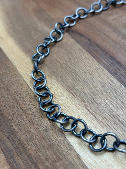 16" Circle Ring Chain Necklace