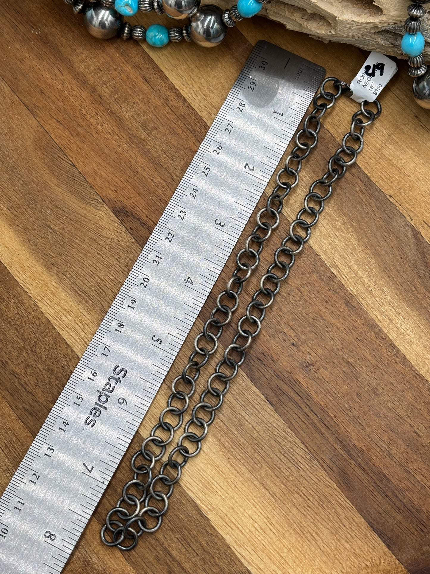 16" Circle Ring Chain Necklace