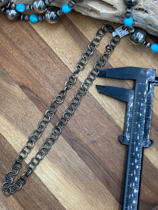 16" Circle Ring Chain Necklace