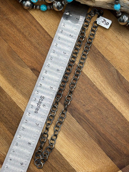18" Circle Ring Chain Necklace