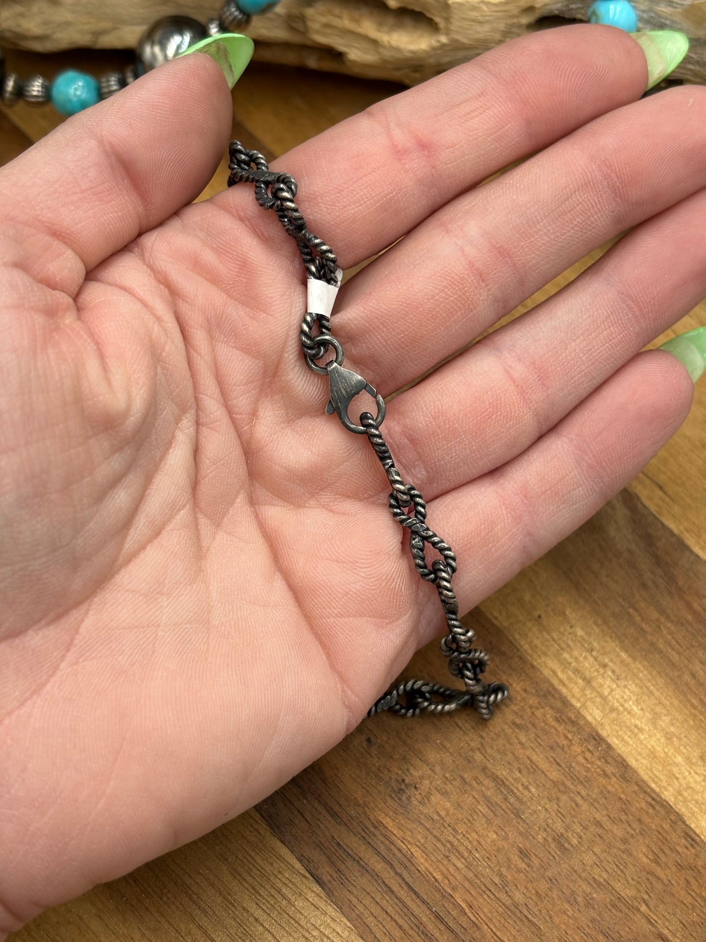 16" Twisted Rope Chain Necklace