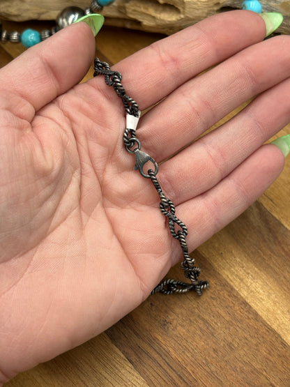 16" Twisted Rope Chain Necklace