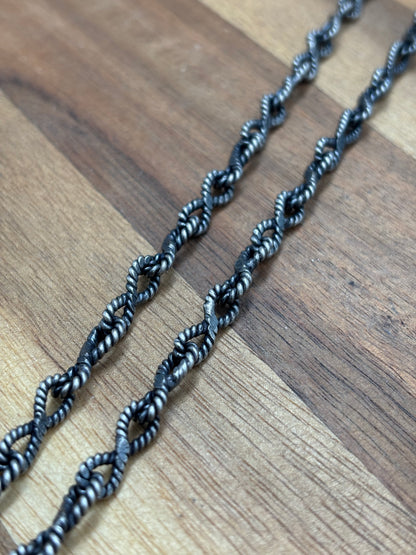 16" Twisted Rope Chain Necklace