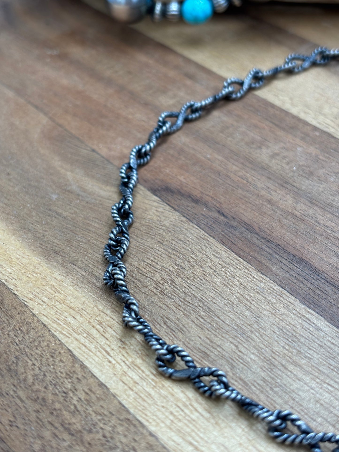 16" Twisted Rope Chain Necklace