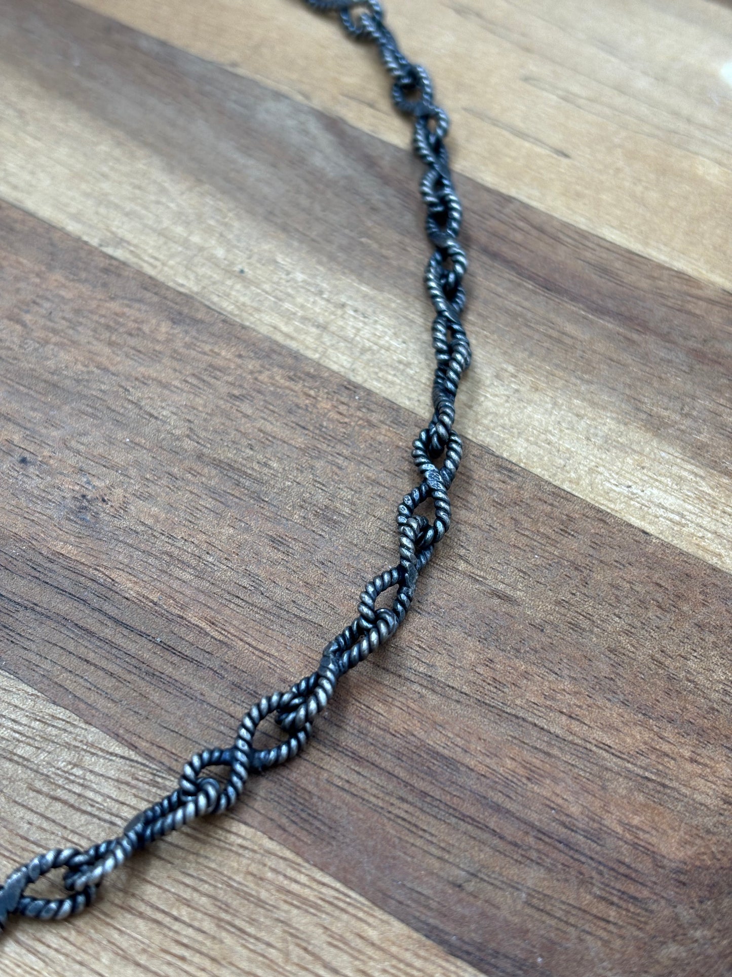 18" Twisted Rope Chain Necklace