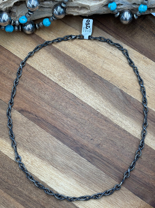 20" Twisted Rope Chain Necklace