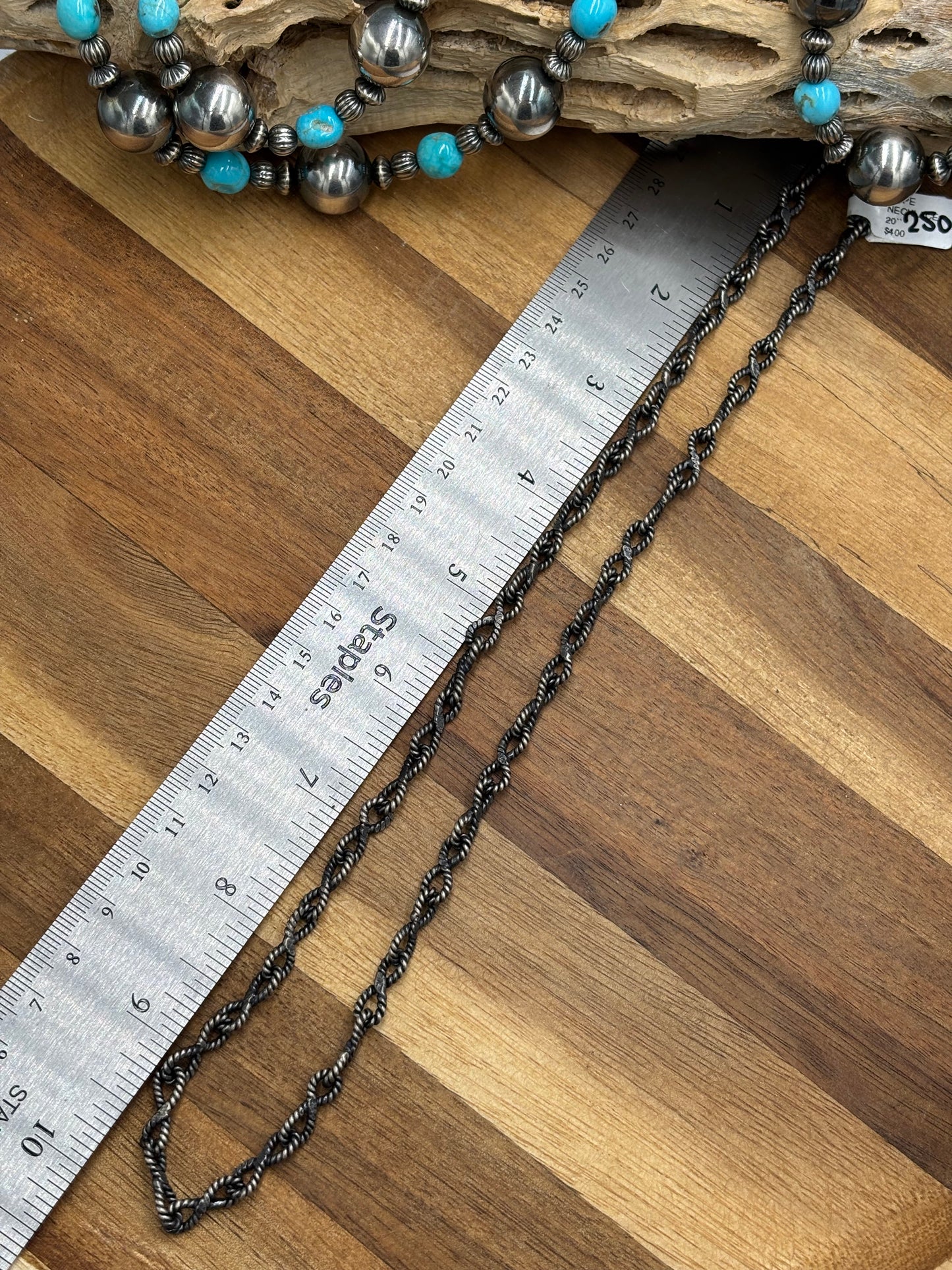 20" Twisted Rope Chain Necklace