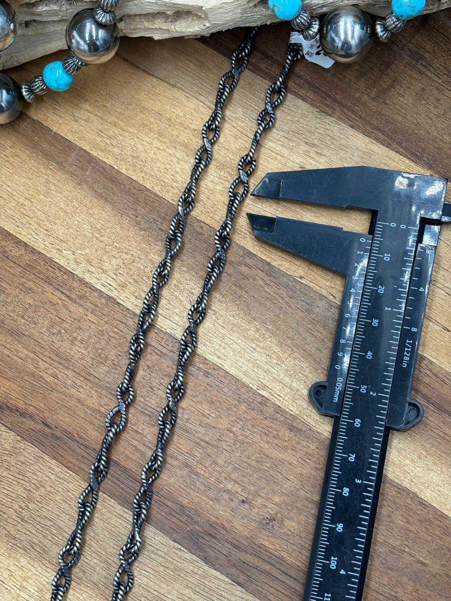 20" Twisted Rope Chain Necklace
