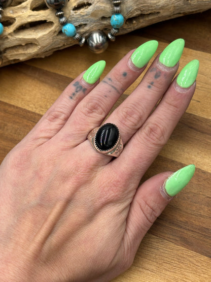 Black Onyx Ring (Various Sizes)