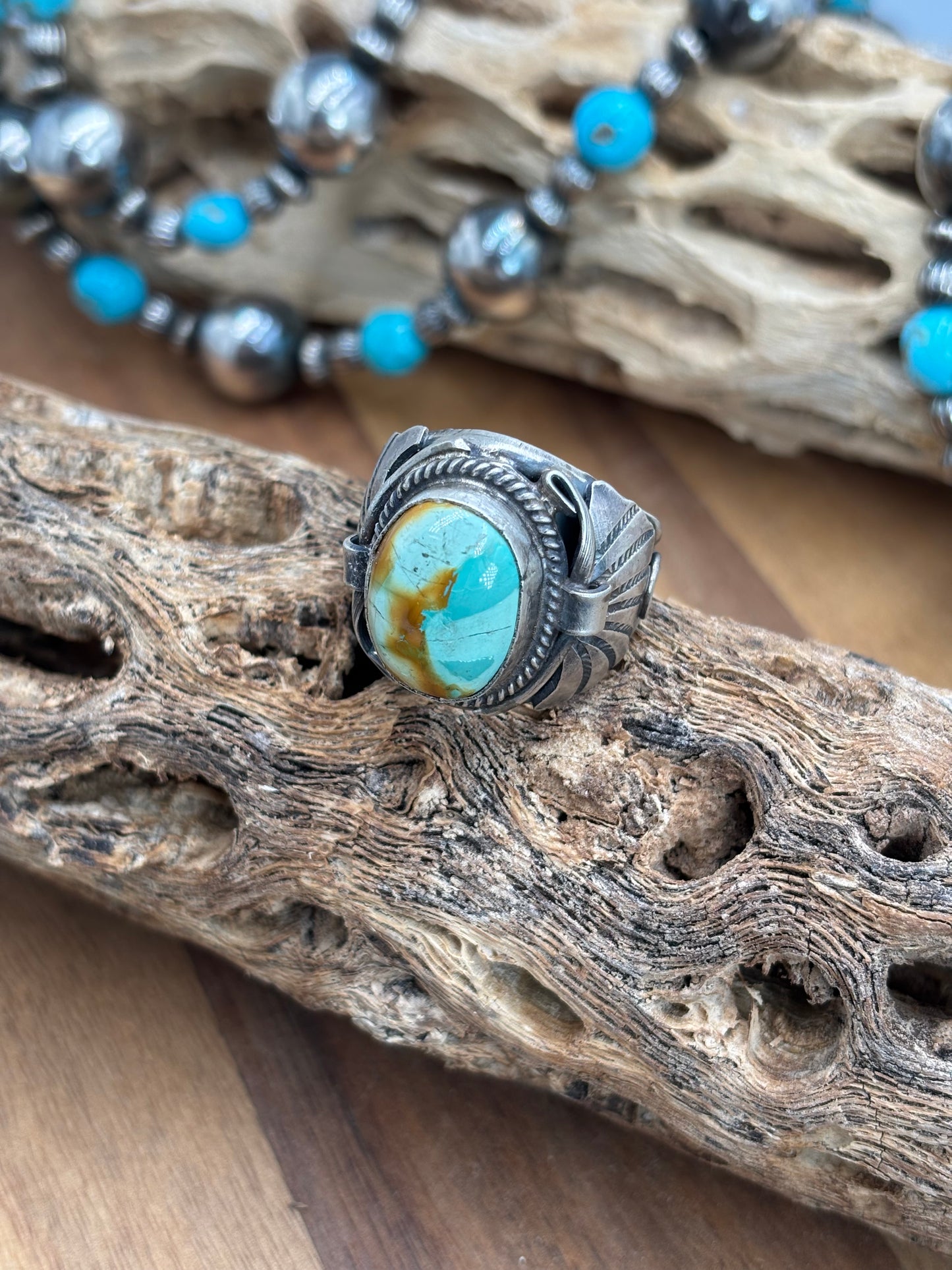 Turquoise Ring #4 size 9.75