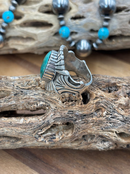 Turquoise Ring #5 size 12.5