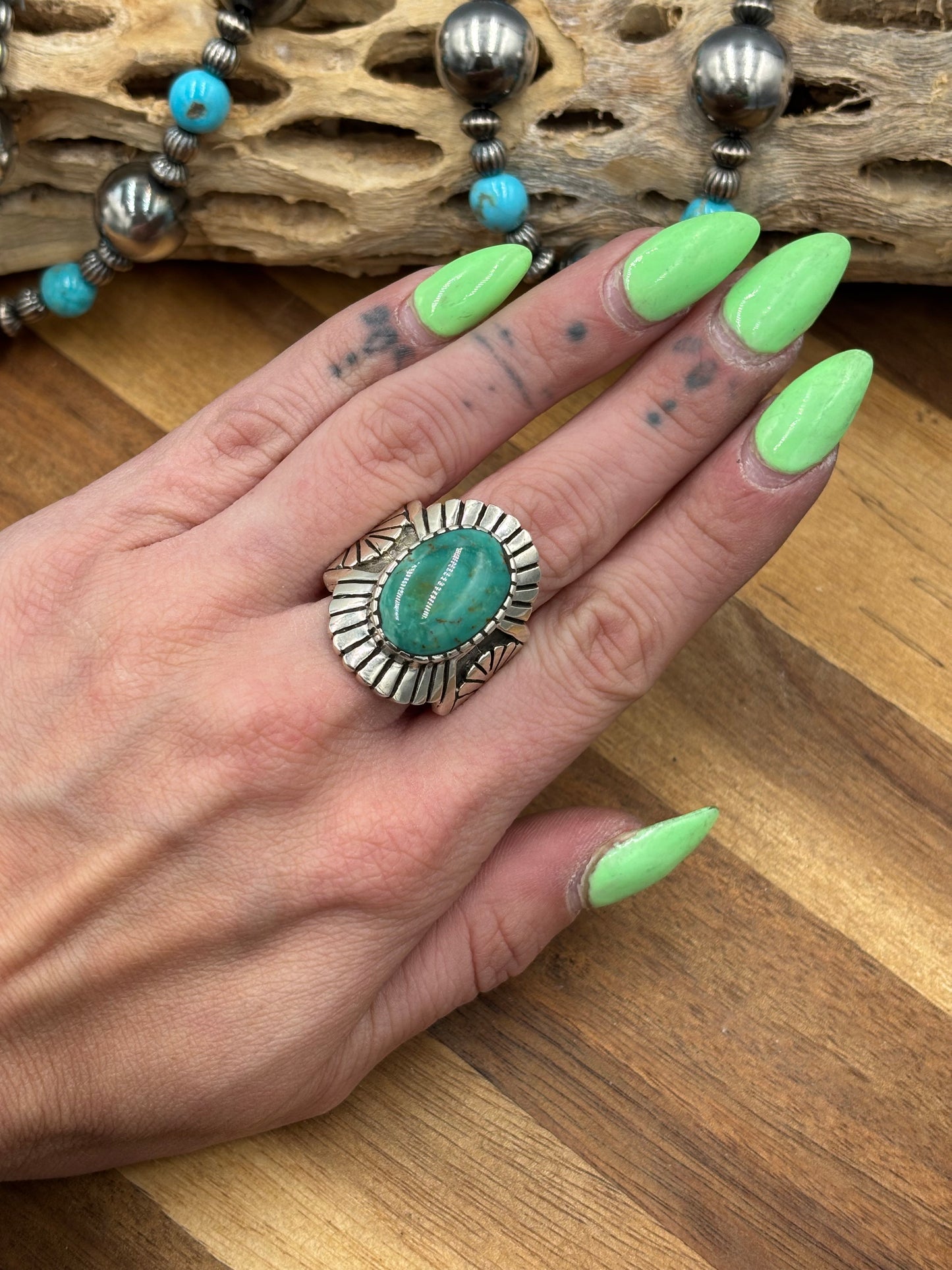 Turquoise Ring #5 size 12.5