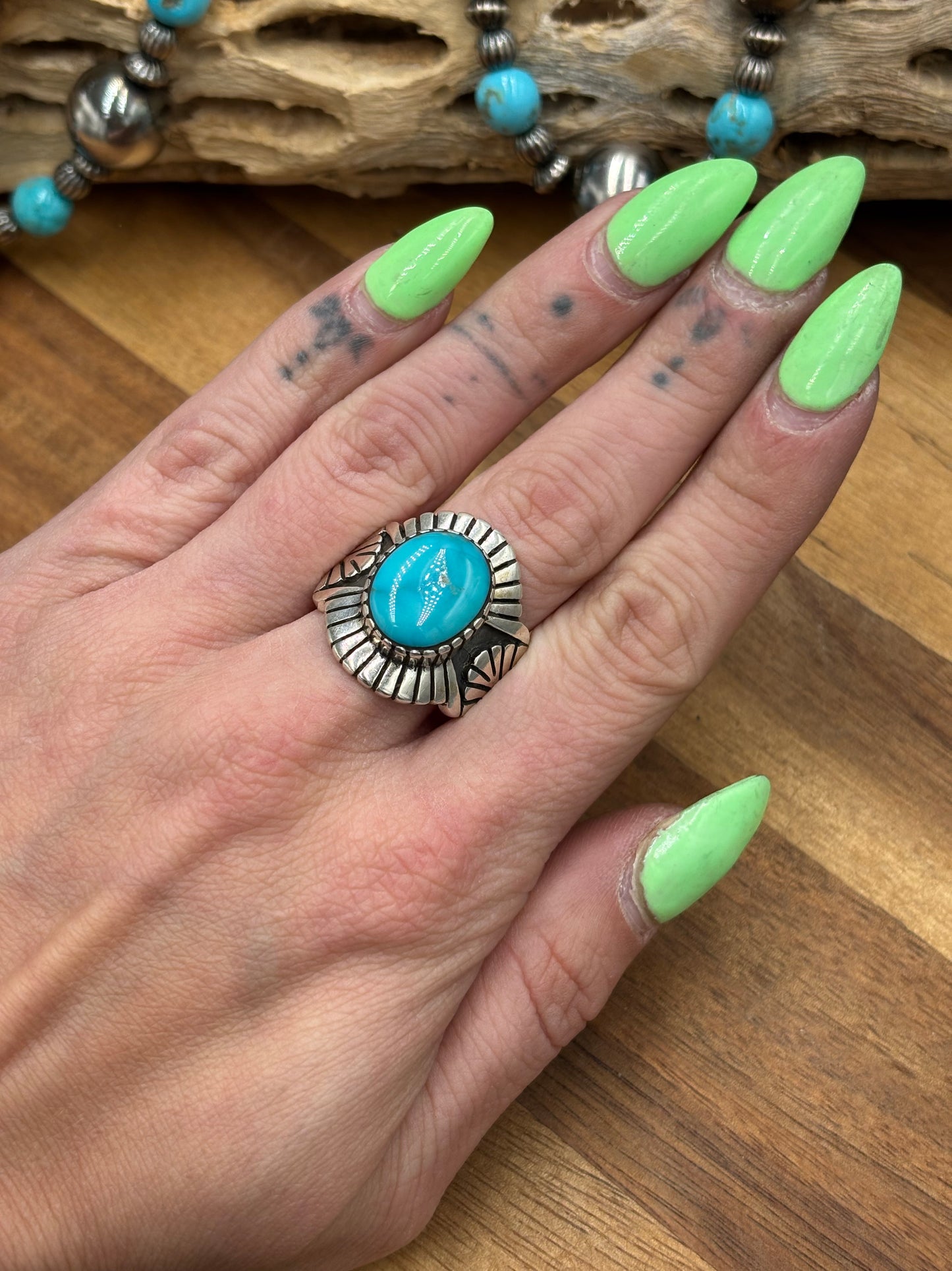 Turquoise Ring #6 size 12