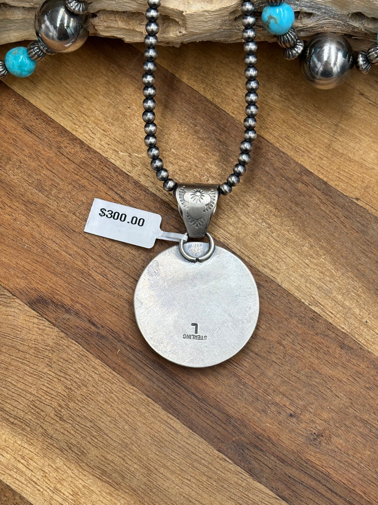 Liberty 1951 Quarter Pendant by Jeff Largo, Navajo