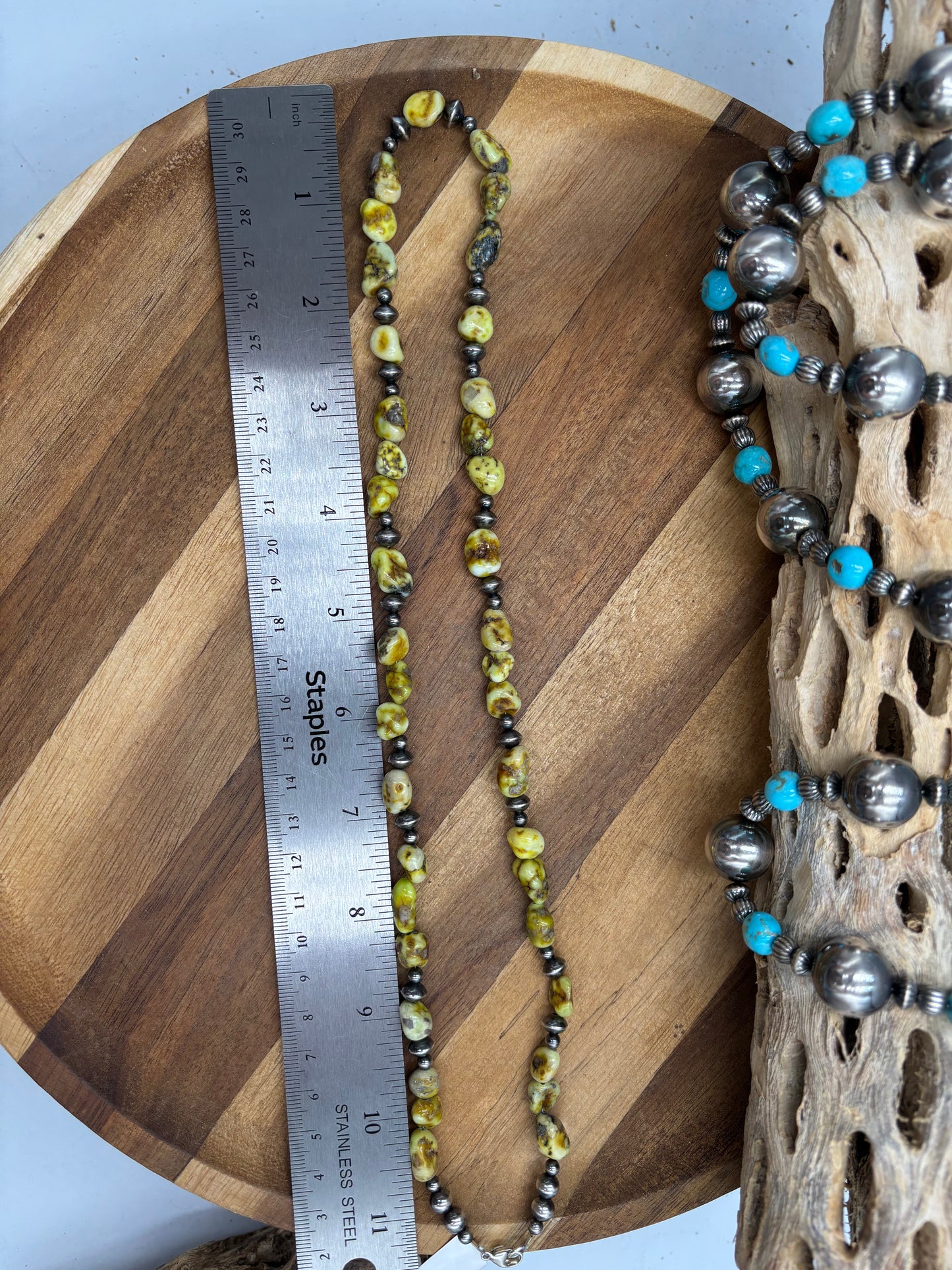 22" Palomino Beaded Necklace #1