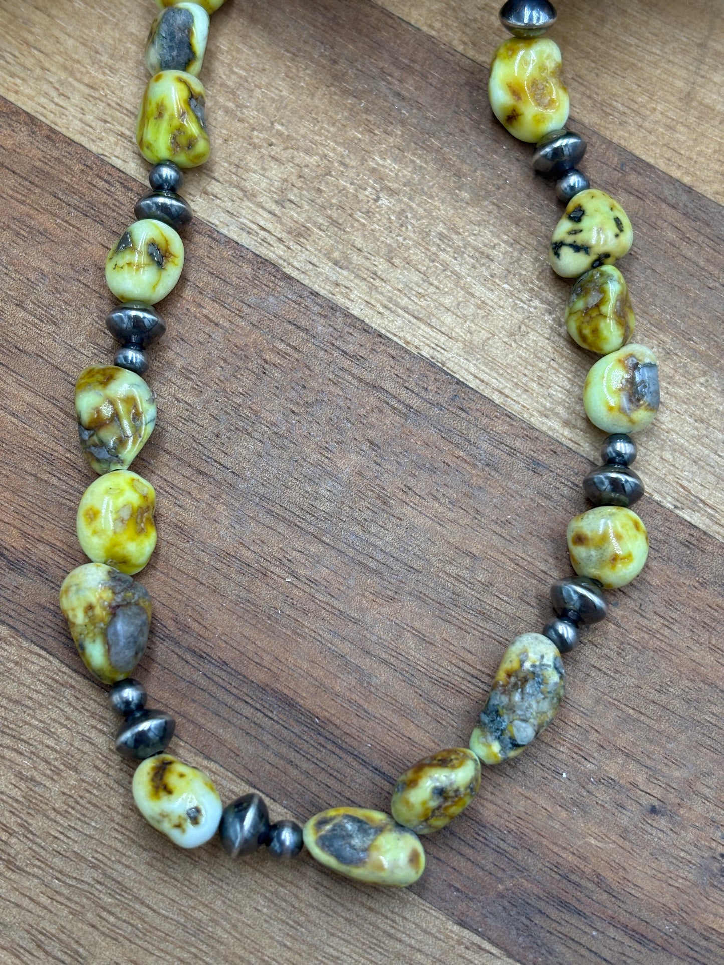 22" Palomino Beaded Necklace #1