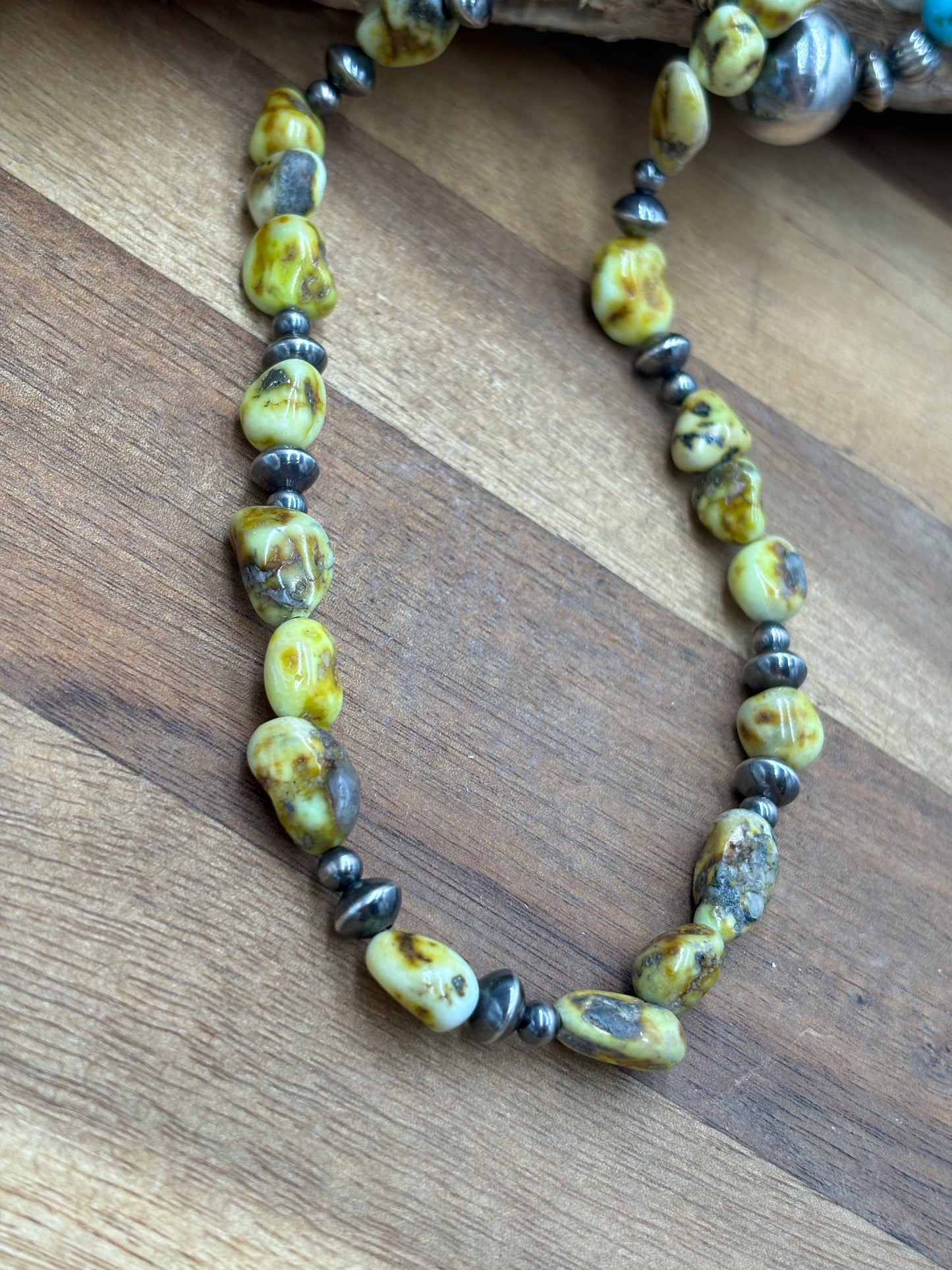 22" Palomino Beaded Necklace #1