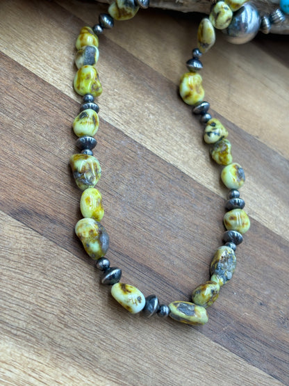 22" Palomino Beaded Necklace #1