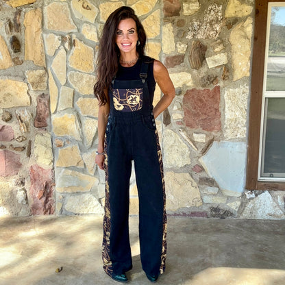 Black Stallion Denim Overalls
