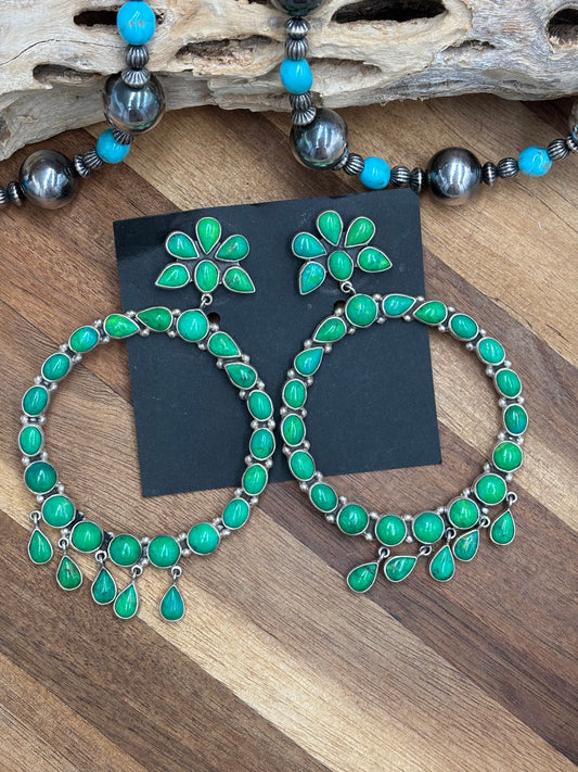 Carico Lake Turquoise Earrings #5107 by Federico Jimenez