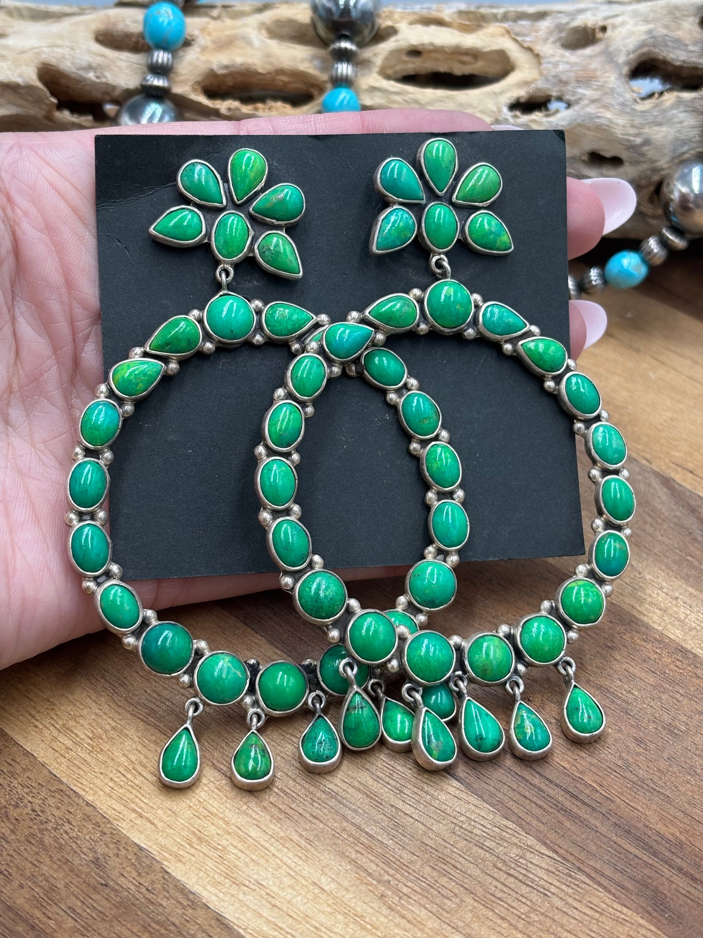 Carico Lake Turquoise Earrings #5107 by Federico Jimenez