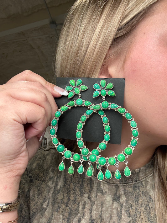 Carico Lake Turquoise Earrings #5107 by Federico Jimenez