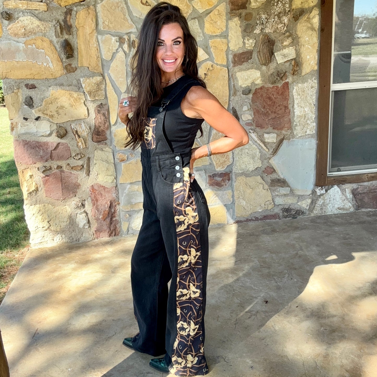 Black Stallion Denim Overalls