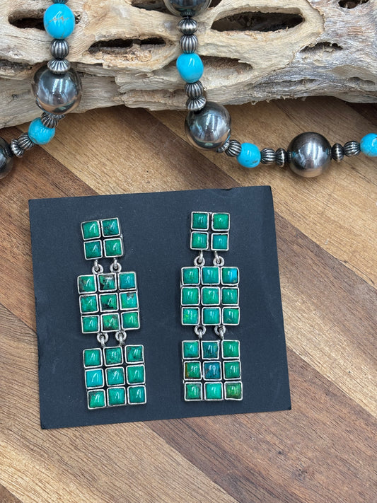 Carico Lake Turquoise Earrings #5117 by Federico Jimenez