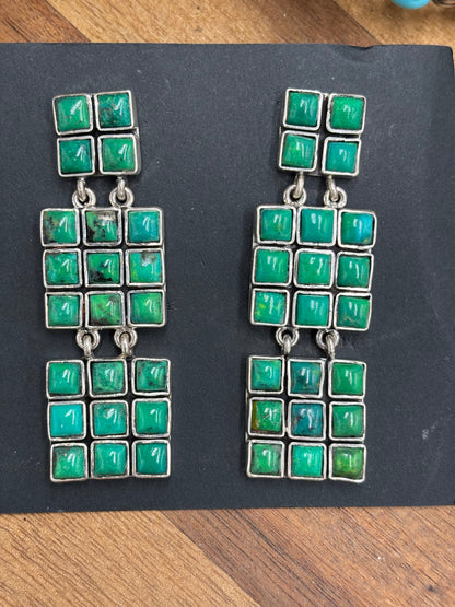 Carico Lake Turquoise Earrings #5117 by Federico Jimenez