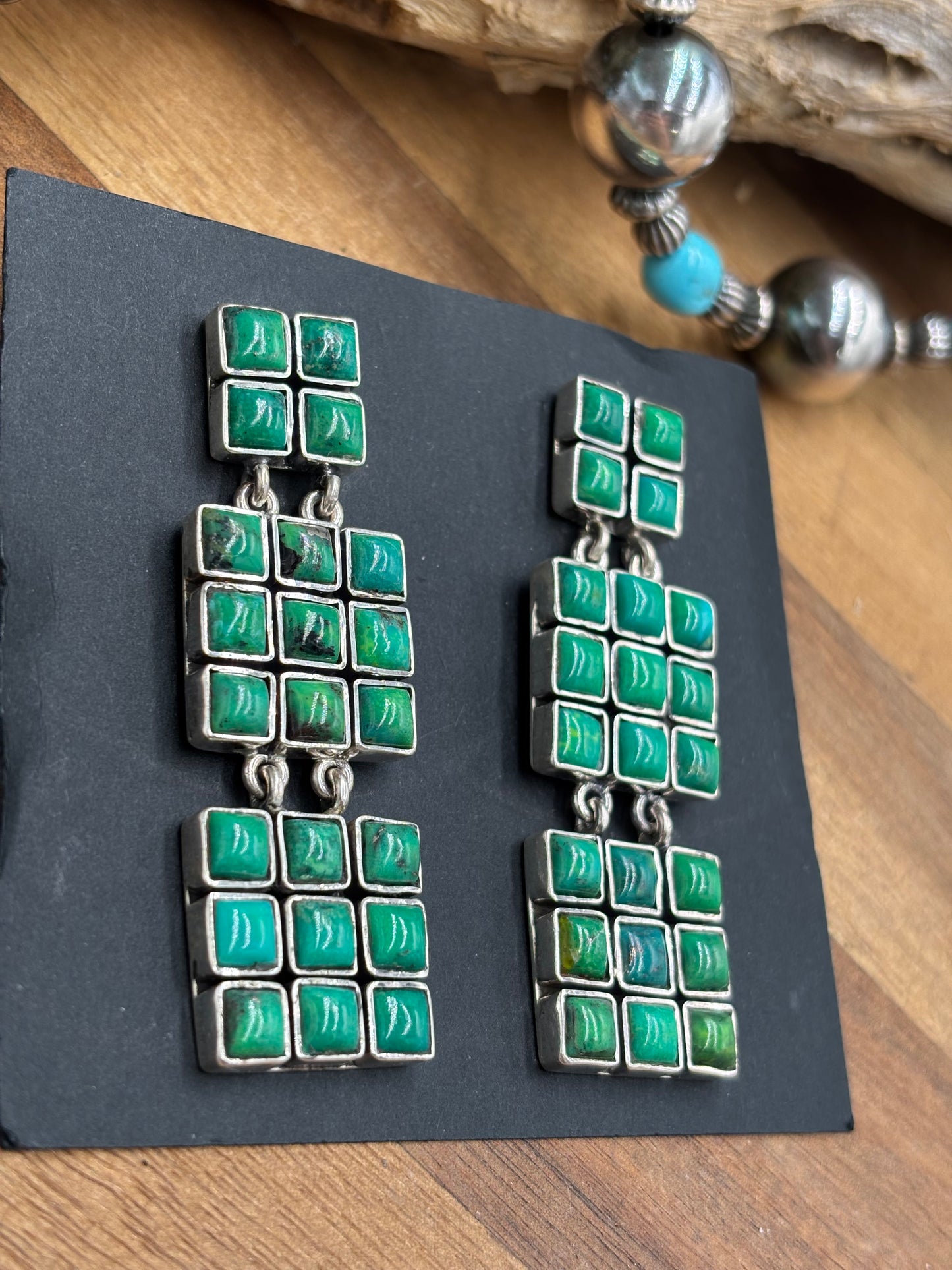 Carico Lake Turquoise Earrings #5117 by Federico Jimenez