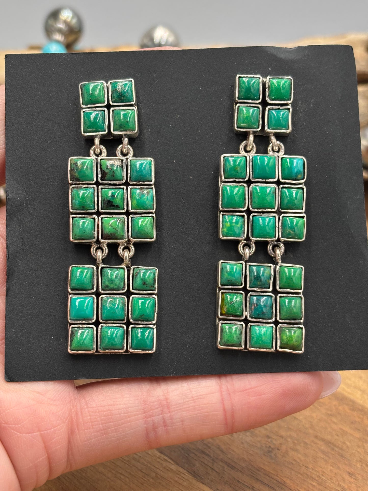 Carico Lake Turquoise Earrings #5117 by Federico Jimenez