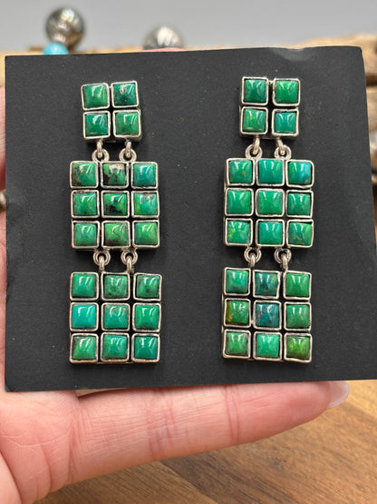 Carico Lake Turquoise Earrings #5117 by Federico Jimenez