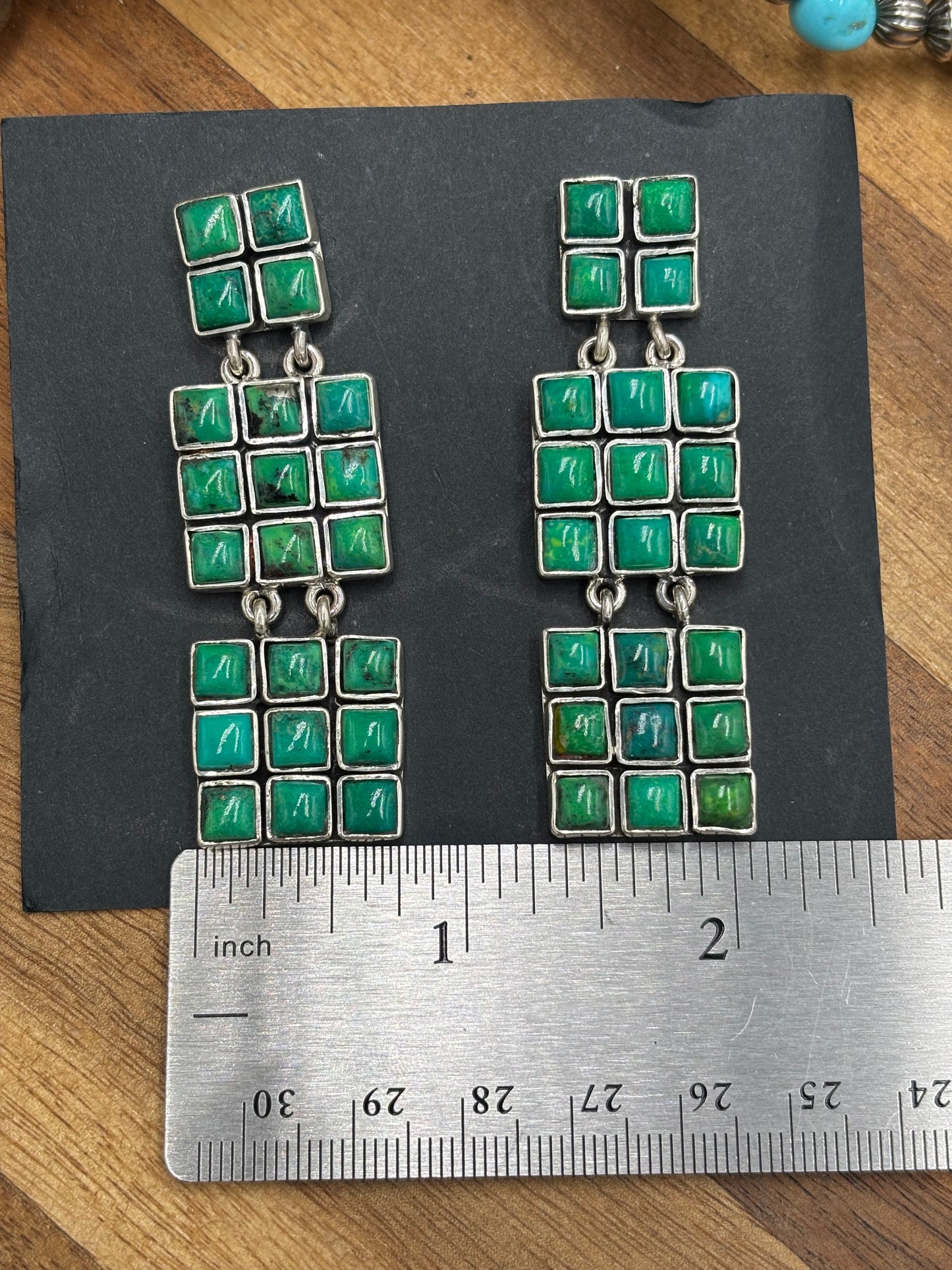 Carico Lake Turquoise Earrings #5117 by Federico Jimenez