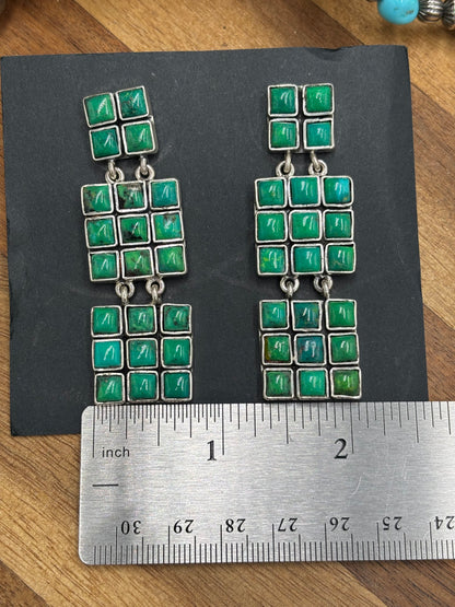 Carico Lake Turquoise Earrings #5117 by Federico Jimenez