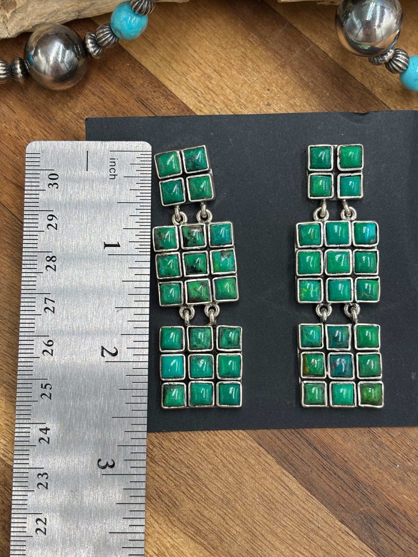 Carico Lake Turquoise Earrings #5117 by Federico Jimenez
