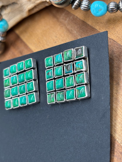Carico Lake Turquoise Earrings #5115-2 by Federico Jimenez