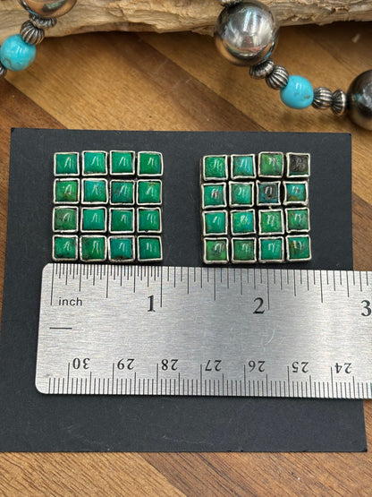 Carico Lake Turquoise Earrings #5115-2 by Federico Jimenez