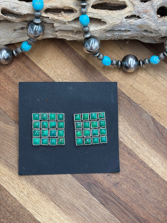 Carico Lake Turquoise Earrings #5115-3 by Federico Jimenez