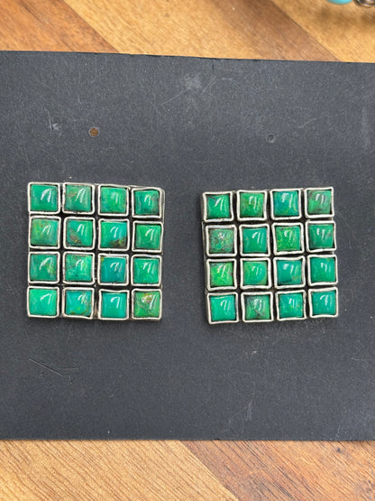 Carico Lake Turquoise Earrings #5115-3 by Federico Jimenez