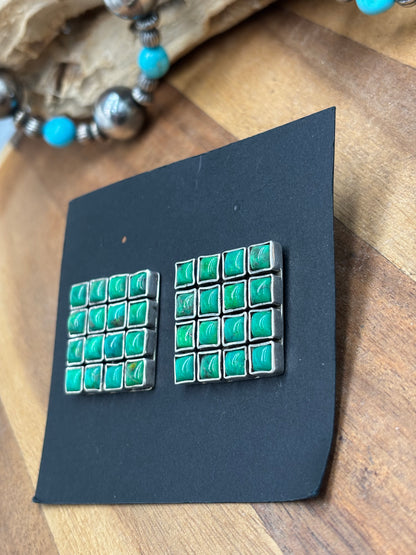 Carico Lake Turquoise Earrings #5115-3 by Federico Jimenez