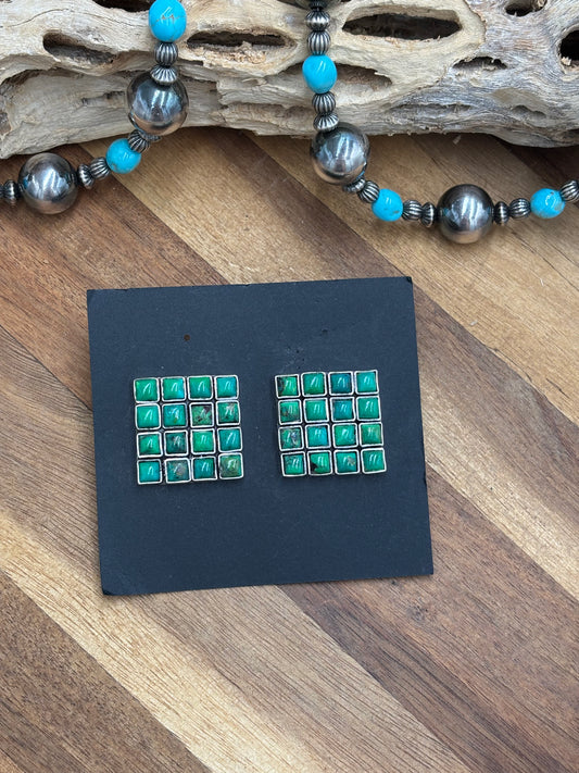 Carico Lake Turquoise Earrings #5115-1 by Federico Jimenez