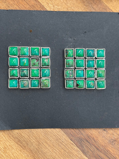Carico Lake Turquoise Earrings #5115-1 by Federico Jimenez
