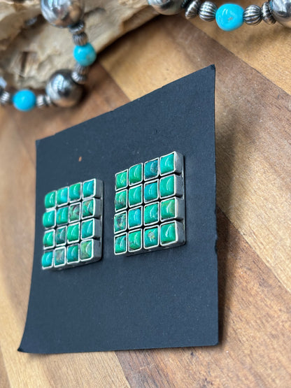 Carico Lake Turquoise Earrings #5115-1 by Federico Jimenez